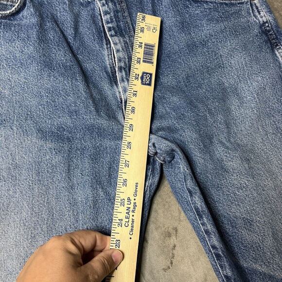 Wrangler Mens Jeans Blue Size 38x30 Rugged Wear Straight Regular Fit Denim - Picture 2 of 5